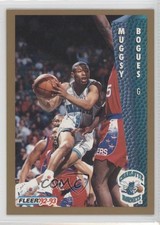 1992-93 Fleer Muggsy Bogues Tyrone Bogues #20 xz4