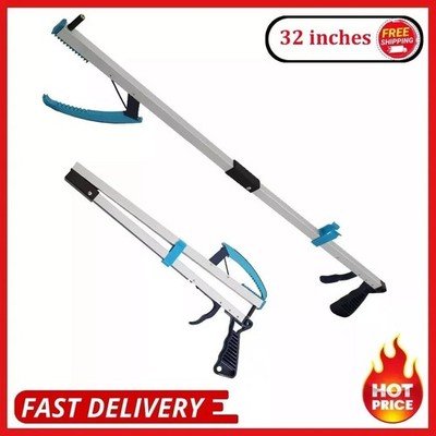 Heavy Duty Grabber Tool Industrial Pick Up Stick Trash Reacher Grip Hand Reach