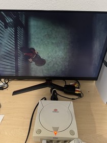 Sega Dreamcast White HKT-3020 Bundle Resident Evil Code Veronica Tested Working