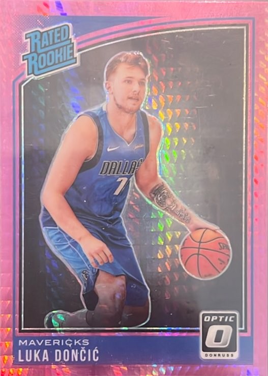 2018 Donruss Optic #177 Luka Doncic Hyper Pink
