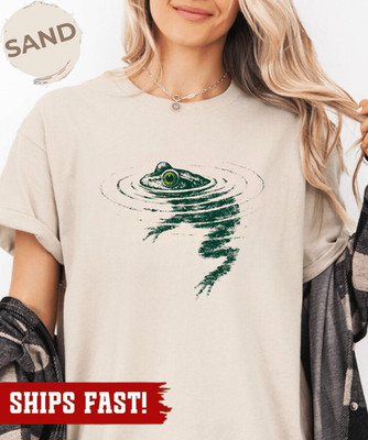 Frog Swimming T-Shirt | Funny Animal Graphic Tee