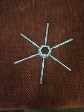 Vintage 1956 Packard Clipper Trunk Lid Ship Wheel Emblem Ornament 01-182