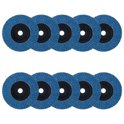 3 x 3/8 Inch Flap Disc for Angle Grinder, 80 Grit Flap Wheel for General Purp...