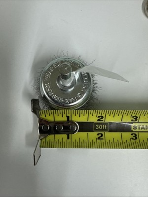 NEW Weiler Ace 61265 Wire 1-3/4'' Fine Cup End Brush 1/4  Stem use on Steel