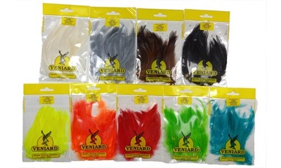Veniard Loose Cock Neck Hackle Large Fliegenbinden große Hahn Nackenfedern