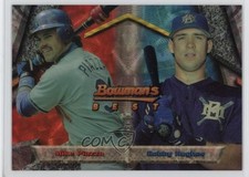 1994 Bowman's Best Refractor Mike Piazza Bobby Hughes #104 HOF h2m