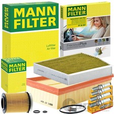 MANN FILTER INSPEKTIONSPAKET passend f&uuml;r MERCEDES A/B KLASSE W176 W246 CLA GLA
