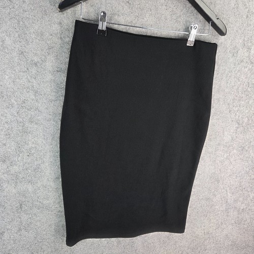 Miss Valley Skirt Womens Large Black Straight Pencil Stretch 13019 - Bild 7 von 9