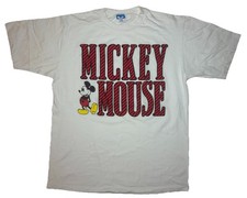 Vintage Disney Character Fashions Mickey Mouse T Shirt Sz XL 80s 90s Puff Print