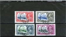 King George v 1935 Silver Jubilee fine used stamps set St Helena