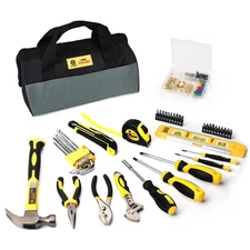 B Bosi Tool 142 Piece Tool Set With Bag Home Repairing Tool Kit with 13-Inch ...