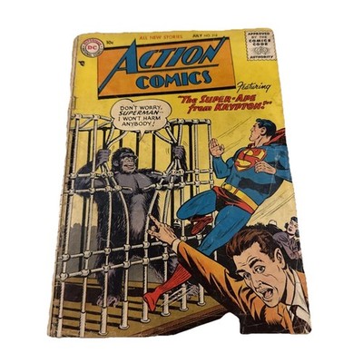 Early Silver Age Action Comics 218 Acceptable/Good Condition. Superman Lois Lane