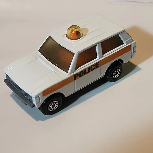 Vintage 1975 Matchbox Lesney Rolamatics No 20 POLICE PATROL Diecast Car White