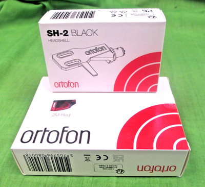 ORTOFON 2M Red FROM USA IN GENUINE IN SEALED CARTON +NEW  ORTOFON SH-2 HEADSHELL