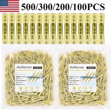 500/100PCS 12-10AWG Heat Shrink Butt Wire Splice Crimp Connectors Terminals Set