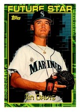1994 Tim Davis Topps BASEBALL Future Stars #167 Seattle Mariners