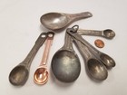 Vintage 7 pc lot Aluminum Measuring Spoon Set   (SEE PHOTOS & DESCR) — photo 1