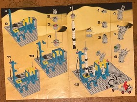 LEGO 483 Alpha-1 Rocket Base (complete) w/ original box/instructions