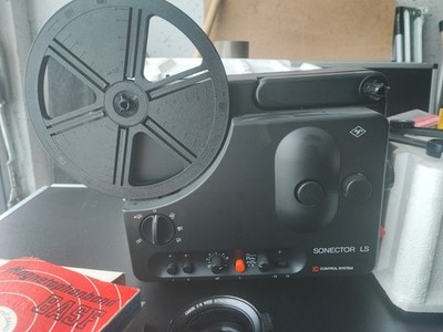 AGFA SONECTOR LS Filmprojektor Super 8 / Normal 8 + Canon C-8 Wide + Zubehör