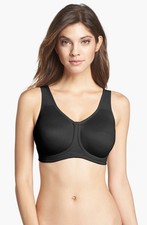 Wacoal 32D High Impact Underwire Sports Bra Black  855170
