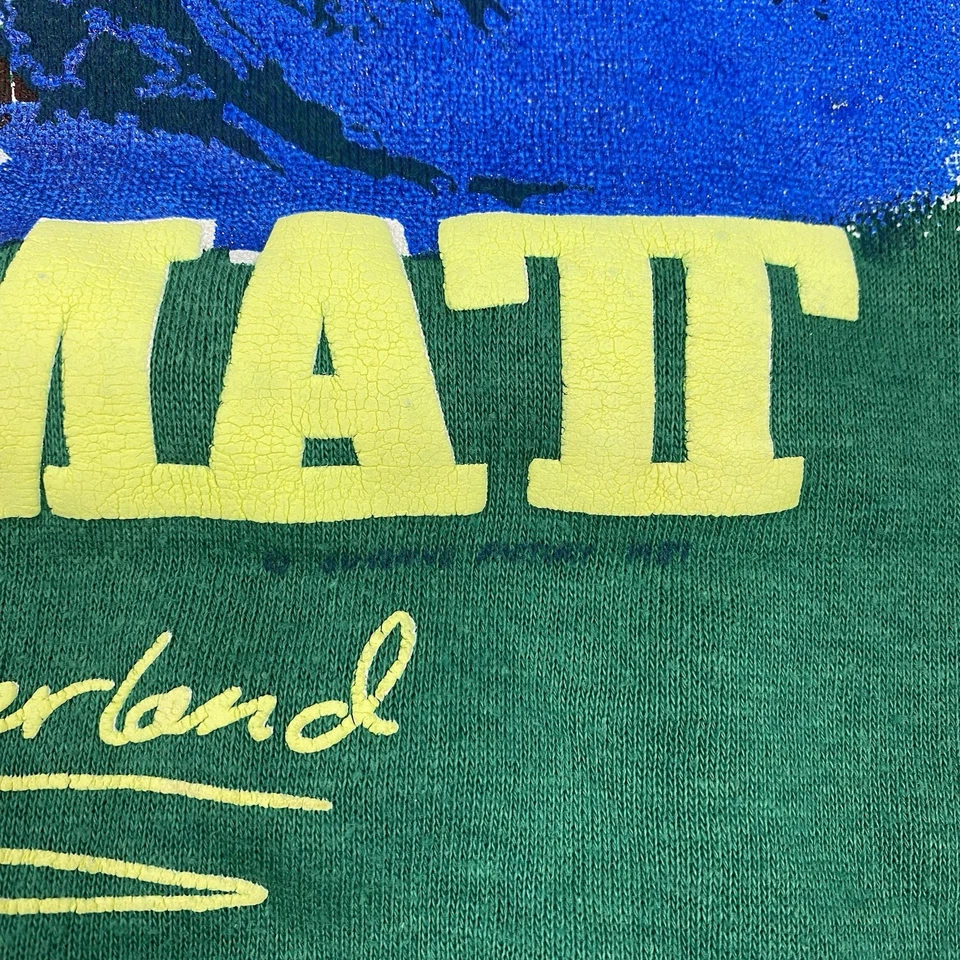 Sudadera vintage años 80 ZERMATT Suiza cuello redondo jersey viaje vacaciones Foto 3 de 4