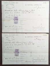 1904 Moore Taylor & Watson Stock Share Brokers Copthall Ave London Contact Notes