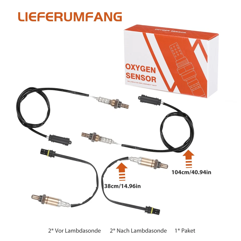 Sonda Lambda Compatibile con Land Rover Range Rover III 11781742050 prima + dopo cat - Immagine 2 di 4