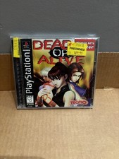 Dead or Alive PS1 Sony PlayStation Black Label CIB W/Manual  “used”