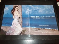 Celine Dion A New Day Has Come Rare Original Promo Poster Ad Framed!