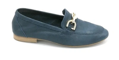 Tiurai Piggy Mocassin En Cuir Bleu Accessoire W - Photo 1/4