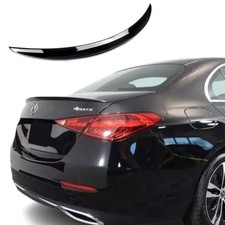 Neu Für Heckspoiler für Mercedes-Benz C Klasse W206, Schwarz, aus ABS