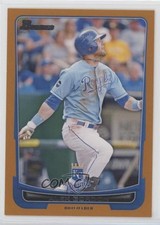 2012 Bowman Orange Border 5/250 Alex Gordon #118 2l4