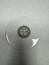 Vintage Unmarked Round Pocket Watch Crystal 44.52mm 19 11/16 19 3/8 8 Clear