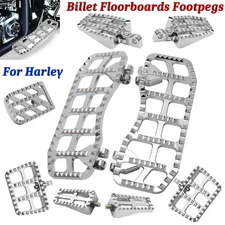 CNC Footboard Shifter Pegs & Lever Foot Peg Kit For Harley Touring Road Glide