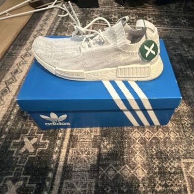 adidas NMD_R1 Primeknit Cloud White Low Top Men's Sneakers FX6768