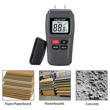 Digital Moisture Meter Damp Detector Humidity Tester For Wood Wall Concrete