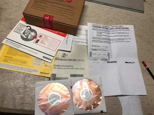 VINTAGE!  WINDOWS server 2003 R2 ITA