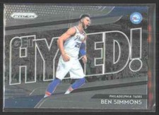 2018-19 Panini Prizm Get Hyped! Ben Simmons Philadelphia 76ers #9