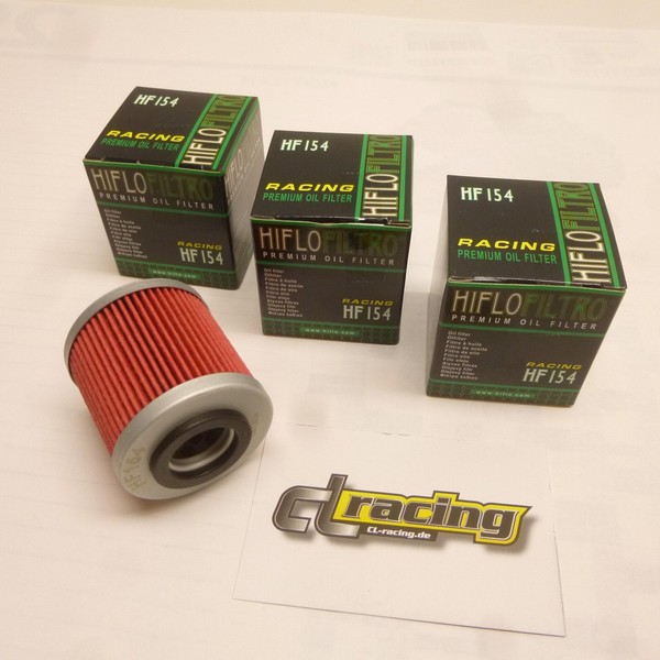 3X Hiflo HF154 ÖLfilter Oilfilter Passt An Husqvarna Te 250 410 450 510 610 Tc-image