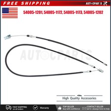 For Kawasaki Mule Left & Right Rear Brake Cable Parking Cables 54005-1201