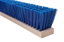 Magnolia Brush #1318-B 18" Heavy Guage Blue Polypropylene Street Broom