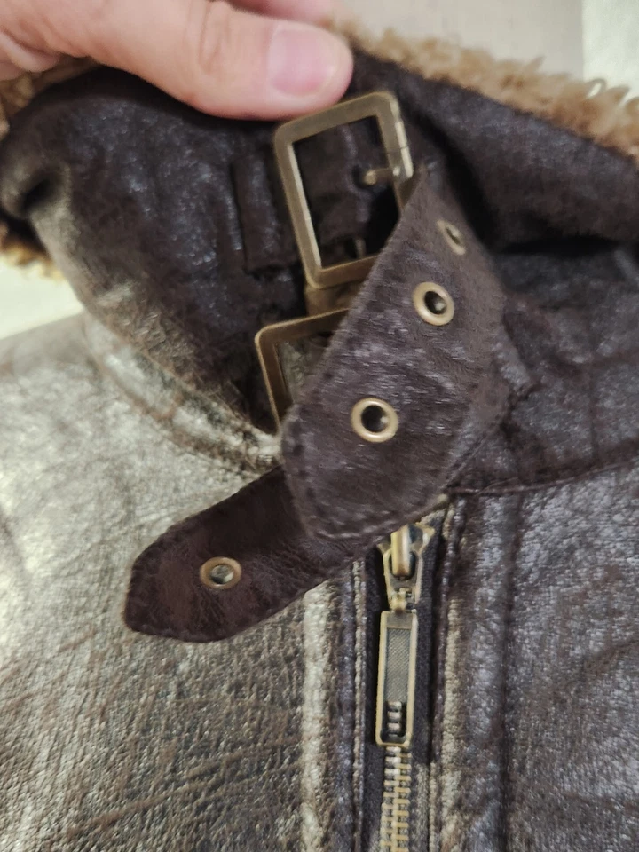 Massimo Moda Collezione Mens XL Faux Distressed Warm Liner NWT - Image 2 of 4