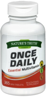 Nature's Truth One Daily Essential Multivitamin Mini Tablets 365 EA