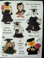 SUZY'S ZOO "YOU ARE SPECIAL, GRAD " STICKER SHEET 90127