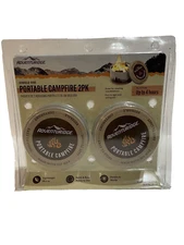 Adventuridge Portable Campfire 2 Pack Camping Bonfire Single Use Burns 4 Hours