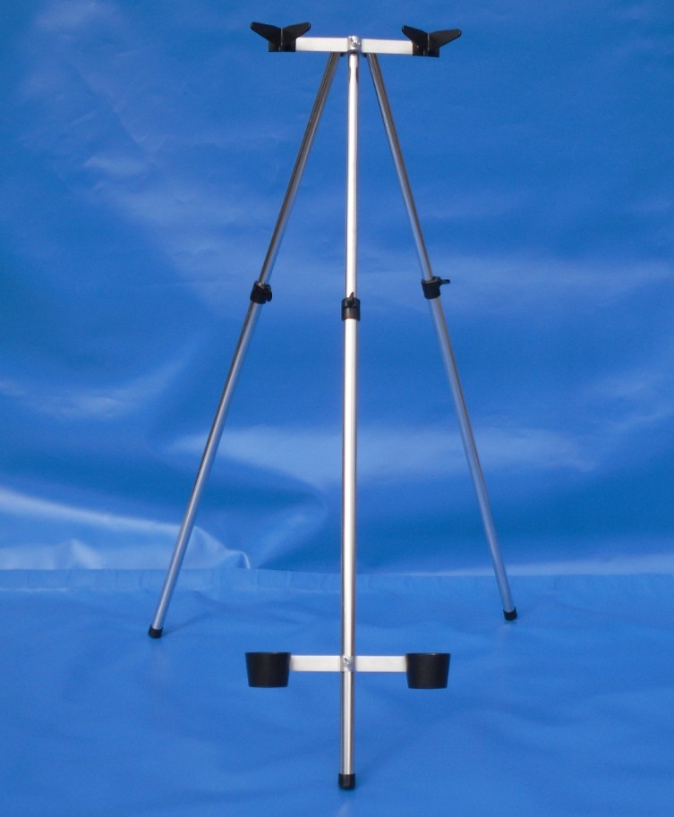 2026 PARKER COMPACT TRAVEL TRIPOD TWIN V HEAD+CUPS SEA COARSE FISHING ROD REST