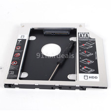 Hard Drive SSD HDD Caddy Adapter Bay for Dell E Latitude E4300 E4310 Optical Bay