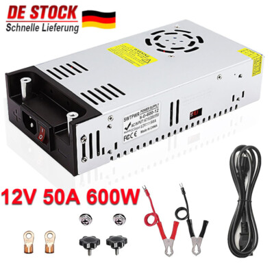 Upgrade Trafo DC 12V 50A 600W-Netzteil Transformator Schalternetzteil 230V AC-DC