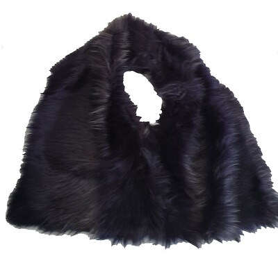 Liujo Sciarpa Stola Pelliccia Donna Blu TU 37 F65052E0167