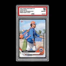 Graded 10 Juan Soto 2025 Topps Now Road to Opening Day #OD-171 NY METS 